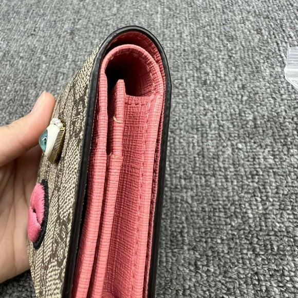 100% Authentic Gucci GG Ophidia Leather Wallet 220-110524 - Picture 5 of 11